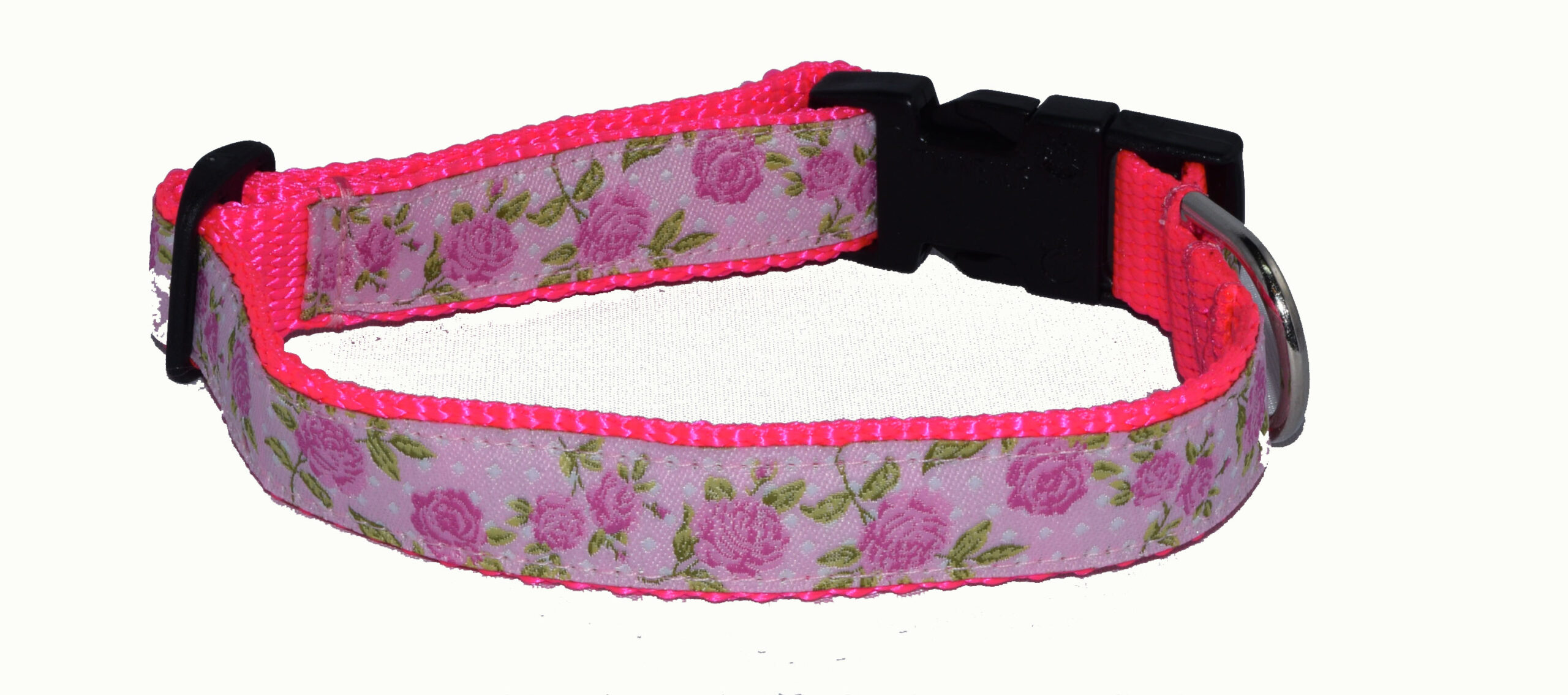 Roses Pink Wholesale Dog Collar