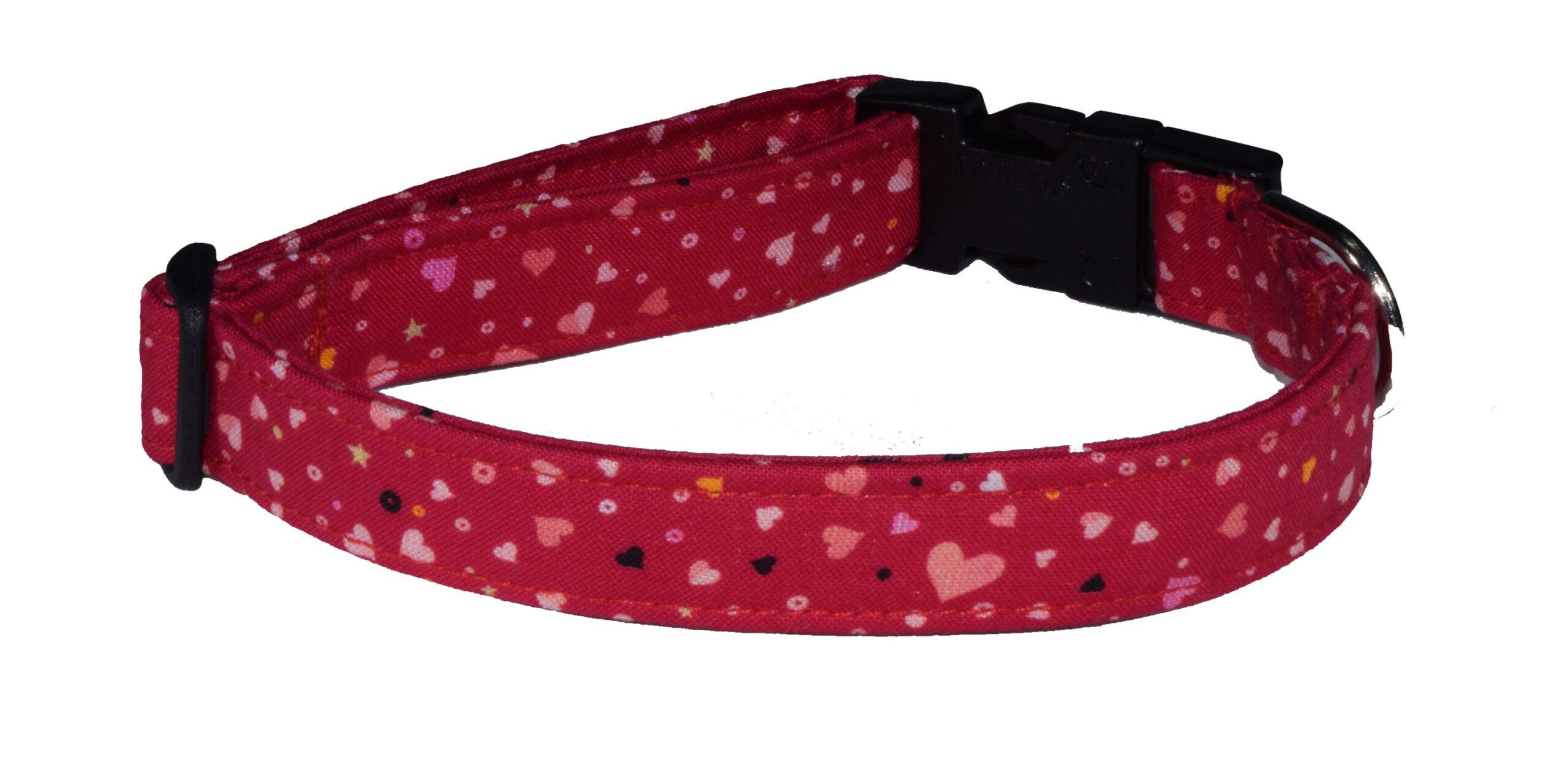 Hearts Pink Wholesale Dog Collar