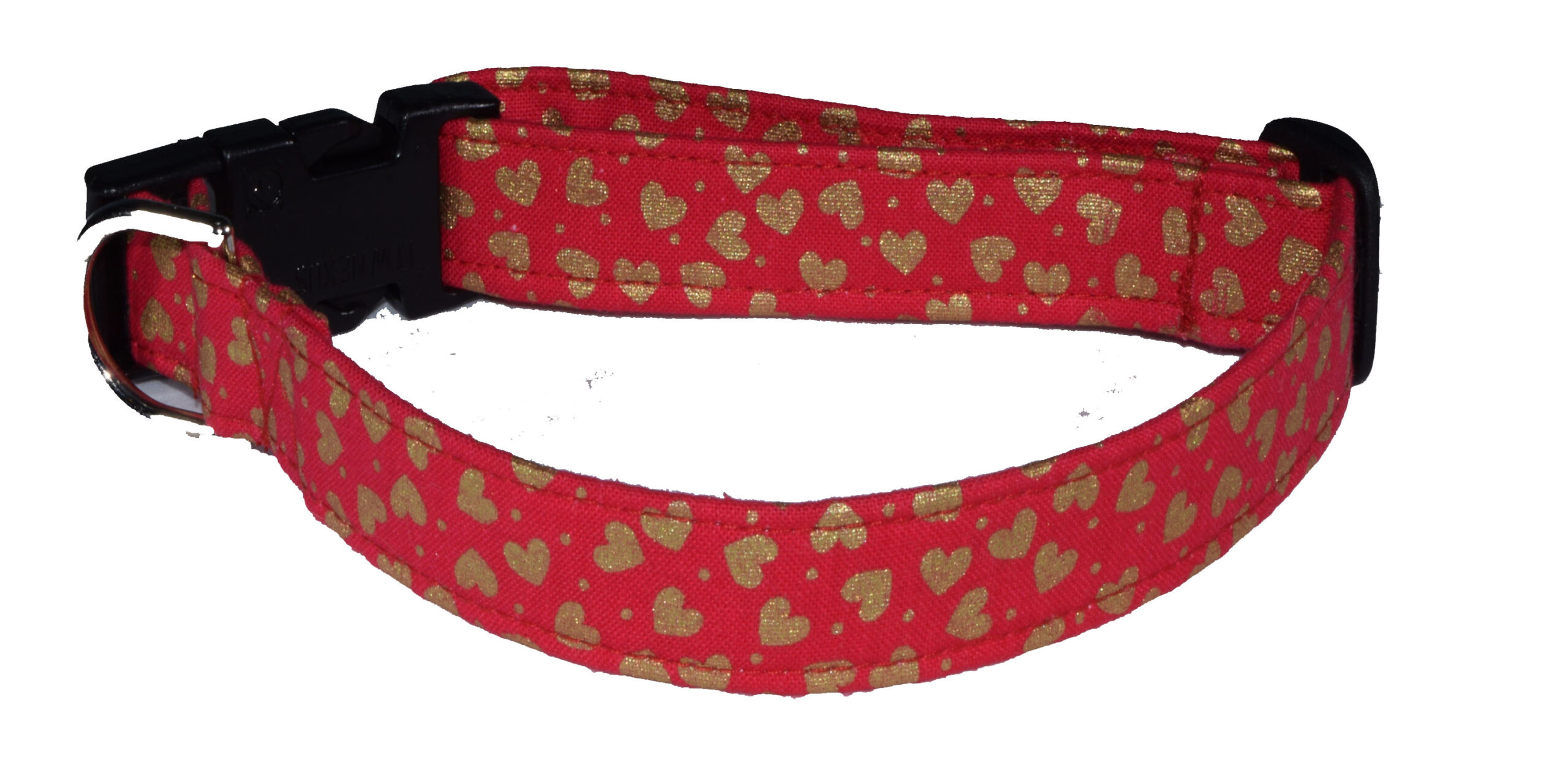 Hearts Gold Wholesale Dog Collar