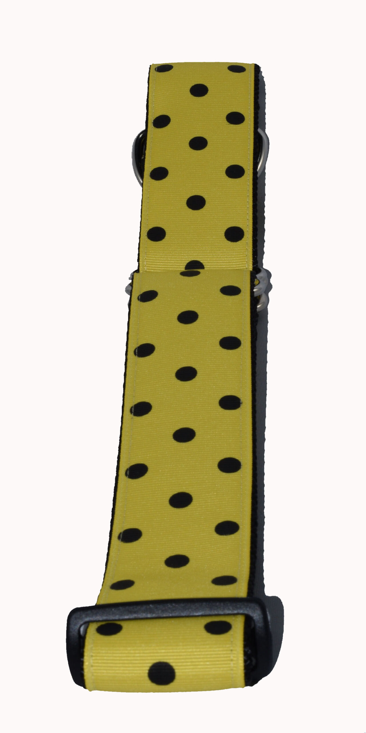 Wide Martingale Dots Black Yellow Wholesale Dog and Cat Collars