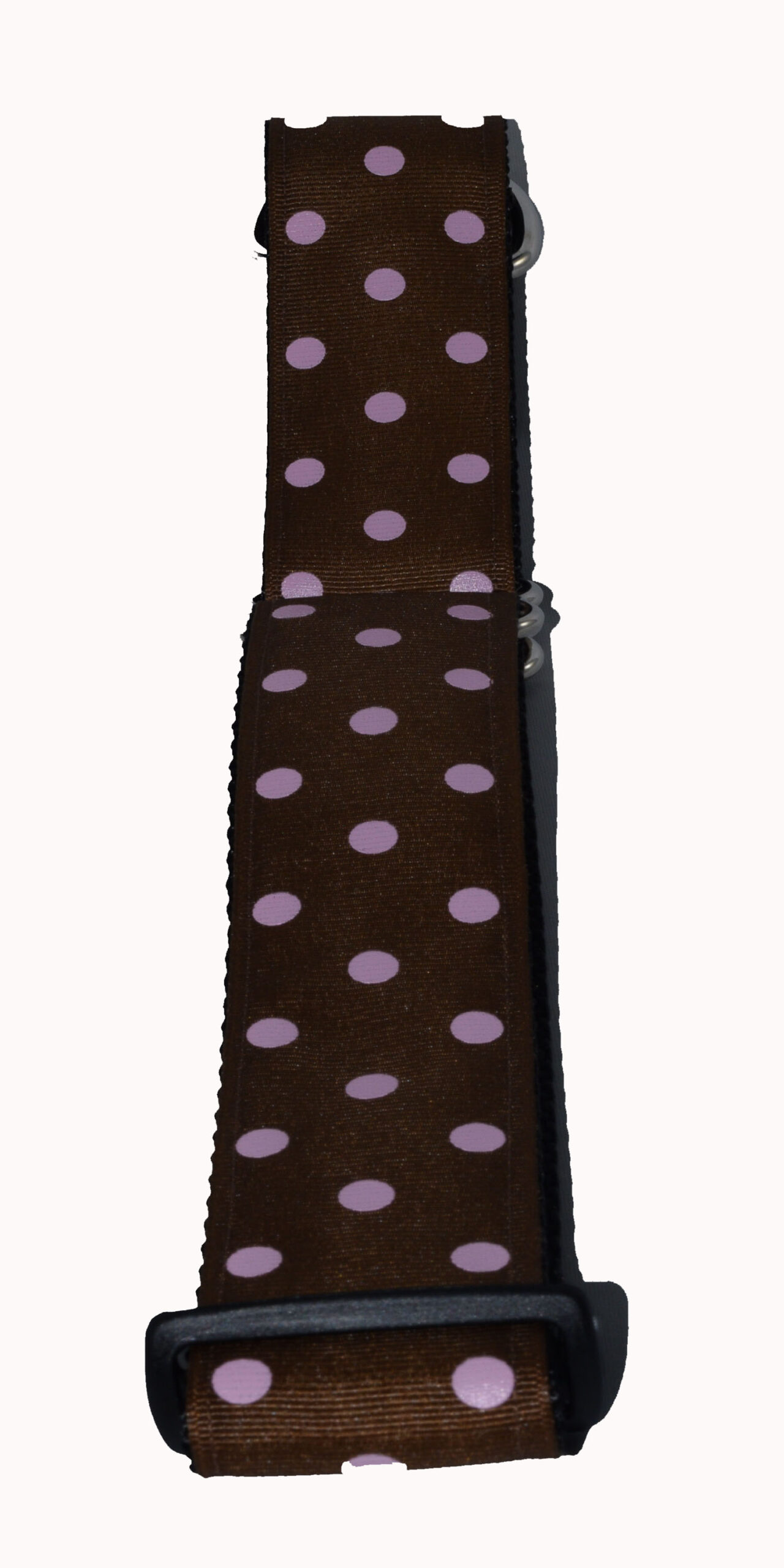 Wide Martingale Dots Pink Brown Wholesale Dog and Cat Collars