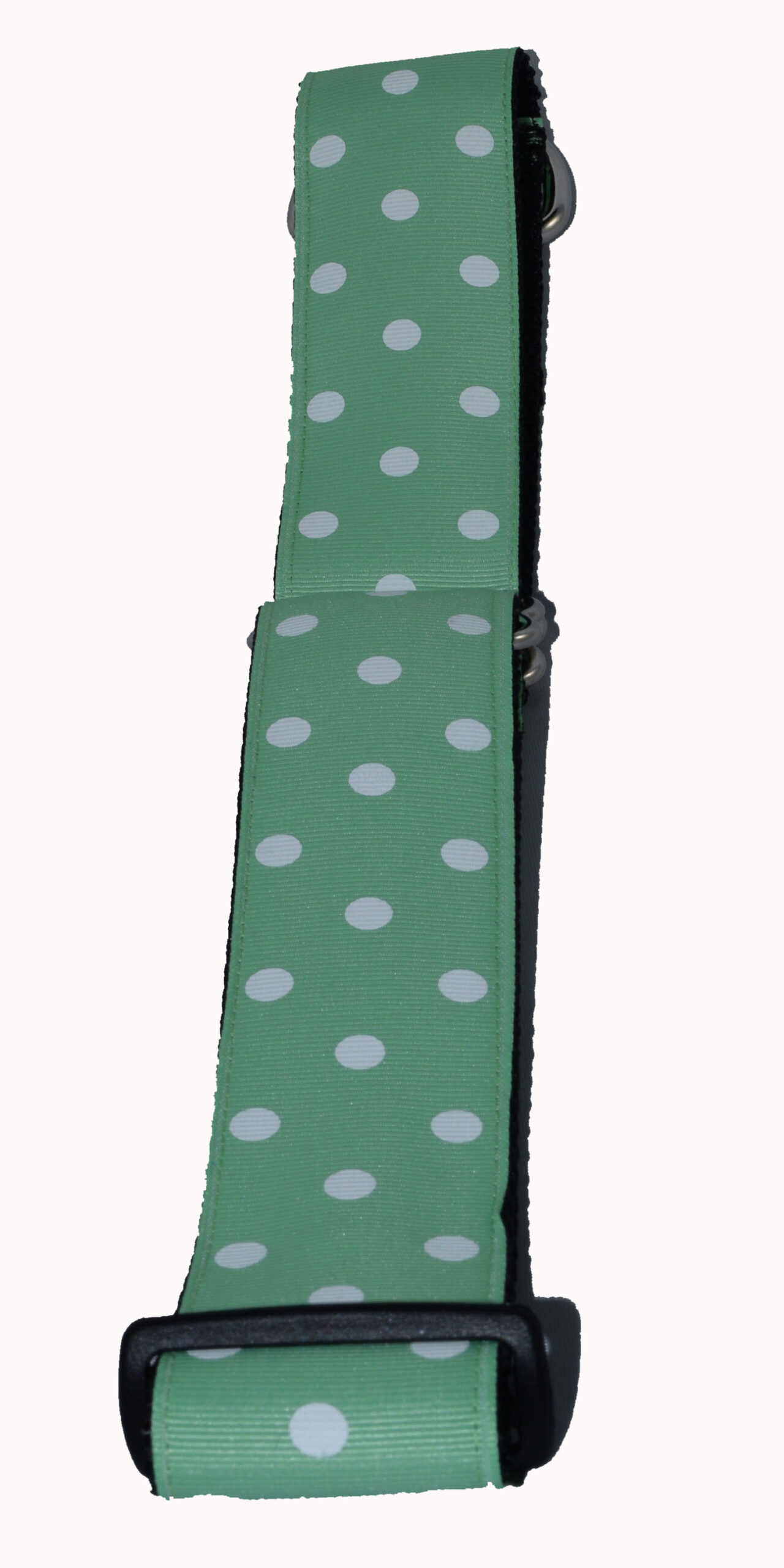 Wide Martingale Dots White Mint Green Wholesale Dog and Cat Collars