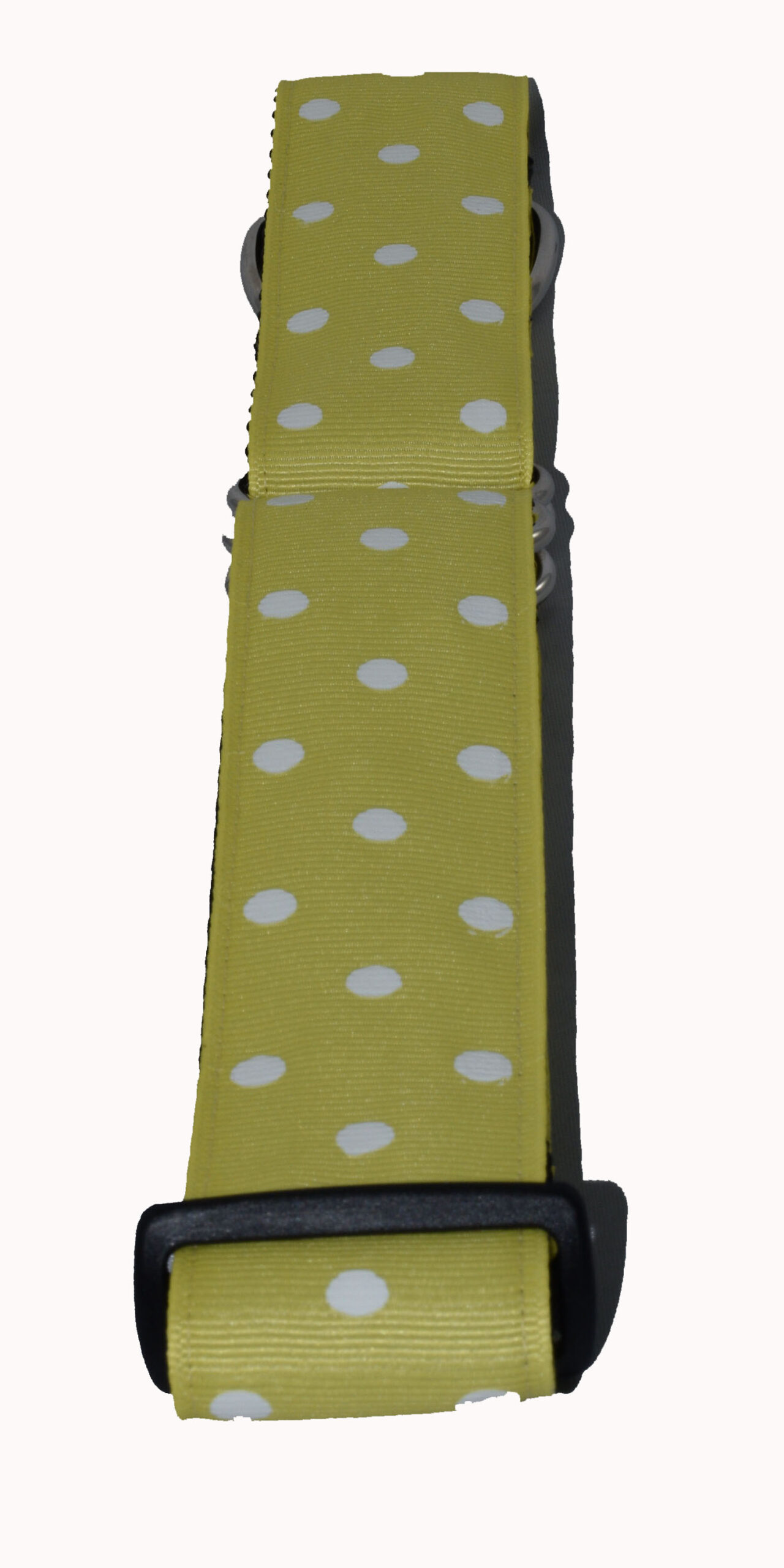 Wide Martingale Dots White Yellow Wholesale Dog and Cat Collars