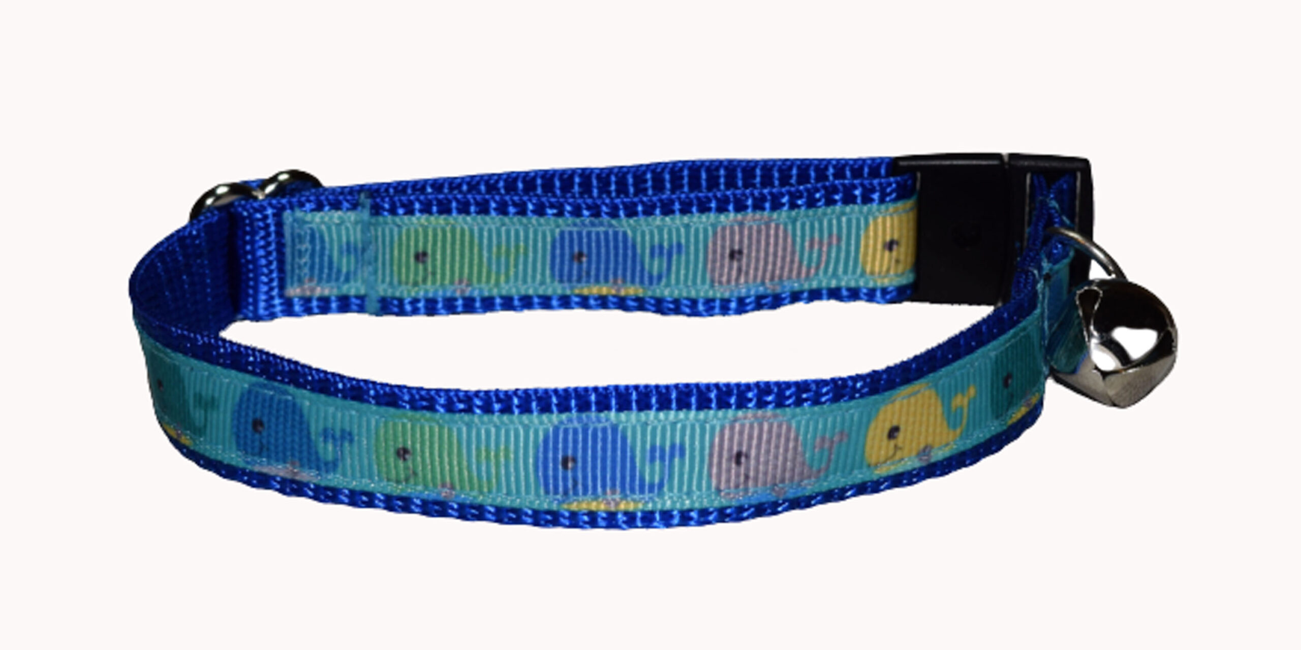 Whales Blue Wholesale Cat and Dog Collars