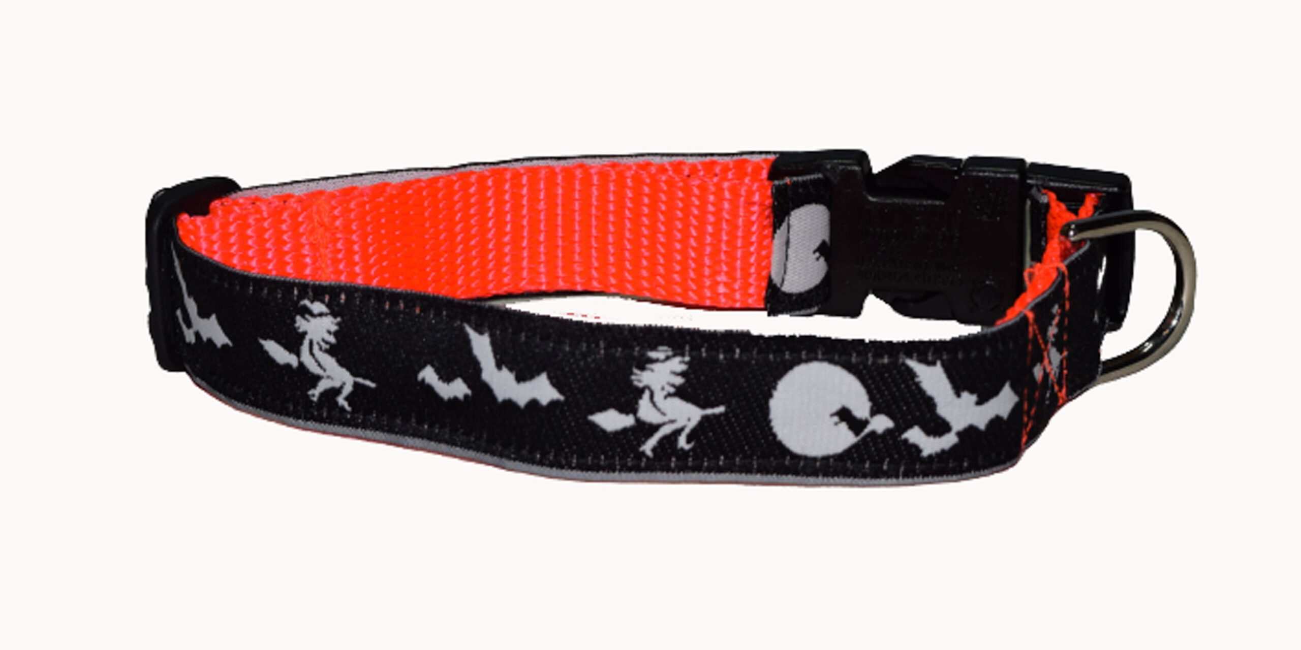 Bats and Witches Wholesale Dog Collar