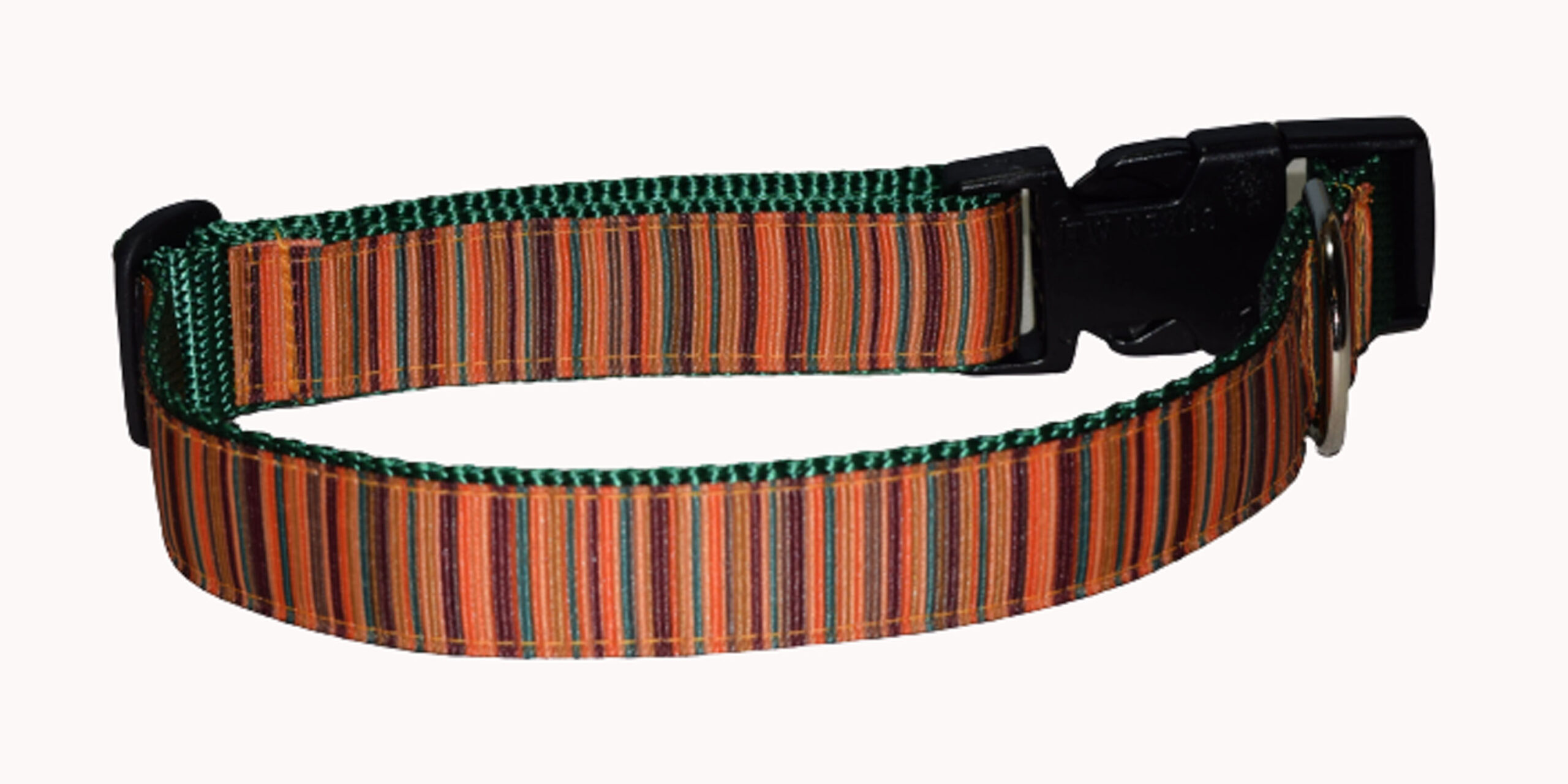 Stripes Orange Fall Wholesale Dog Collar