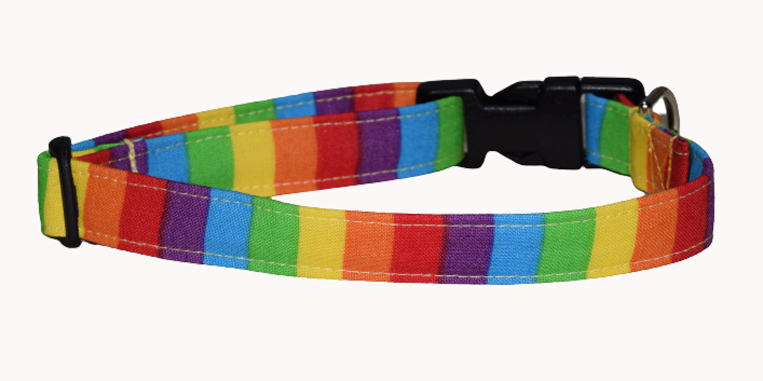 Rainbow Cotton Wholesale Dog Collar