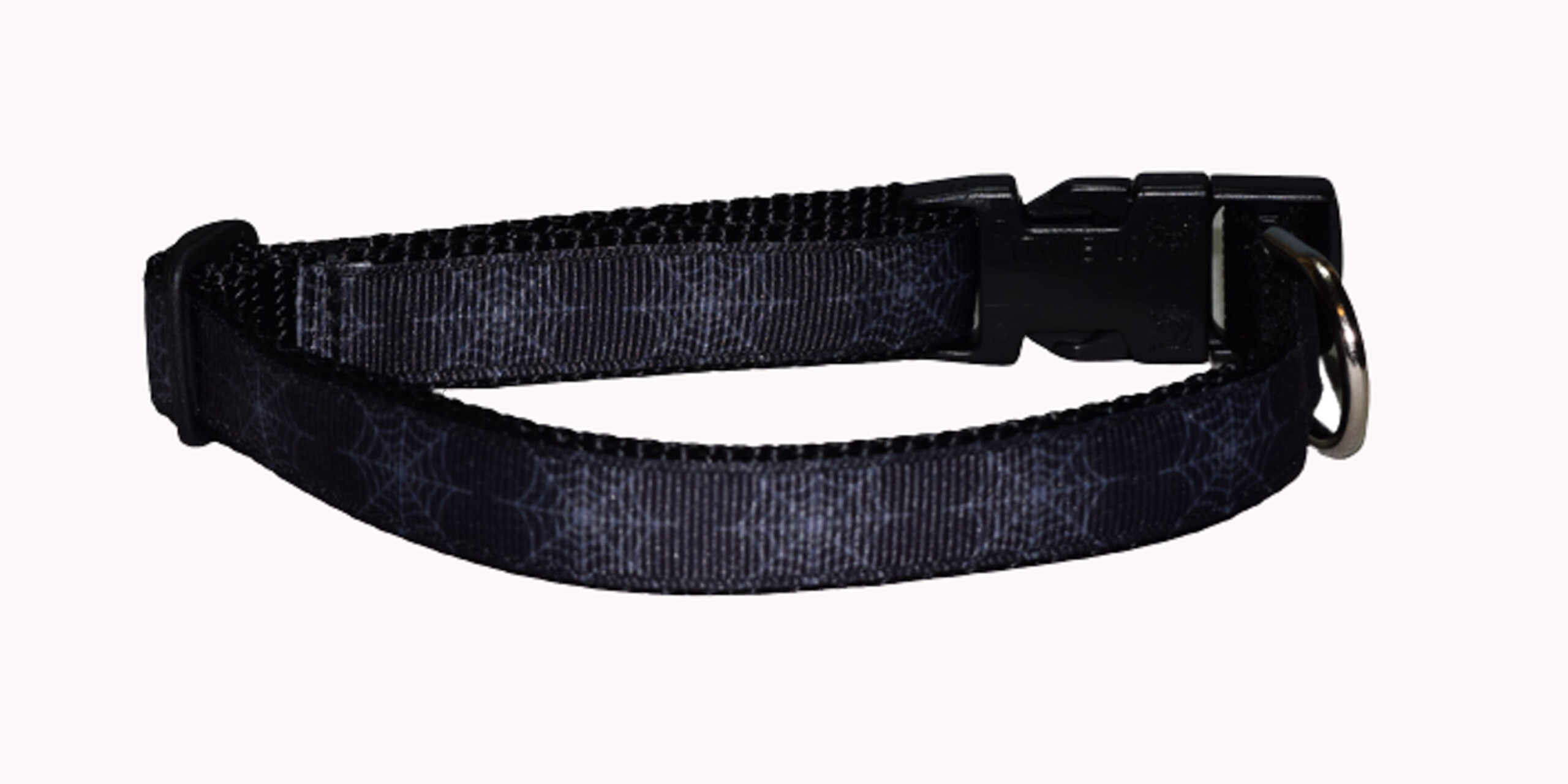 Spiderweb Black Wholesale Dog Collar