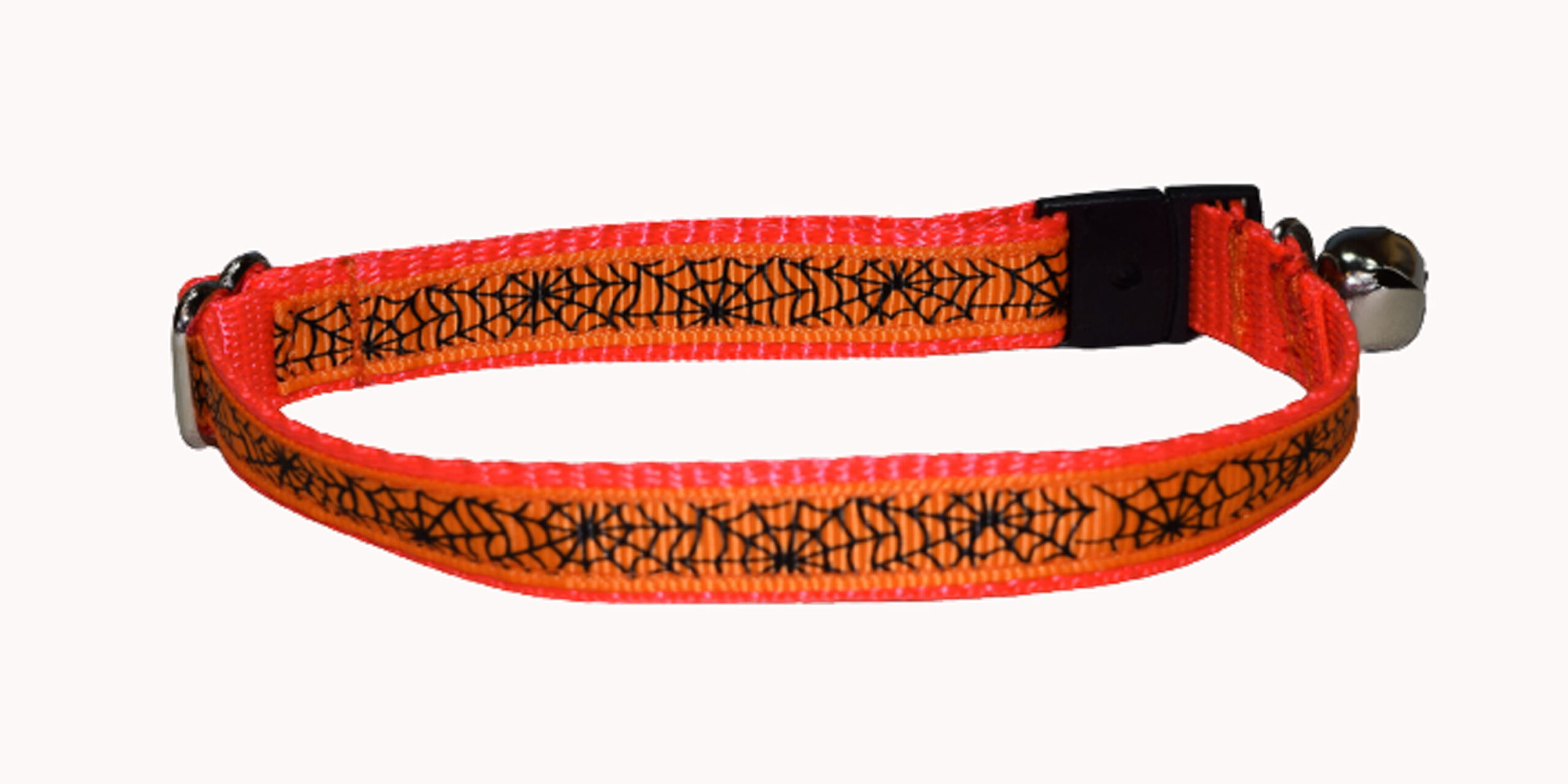 Spiderweb Orange Wholesale Dog and Cat Collars
