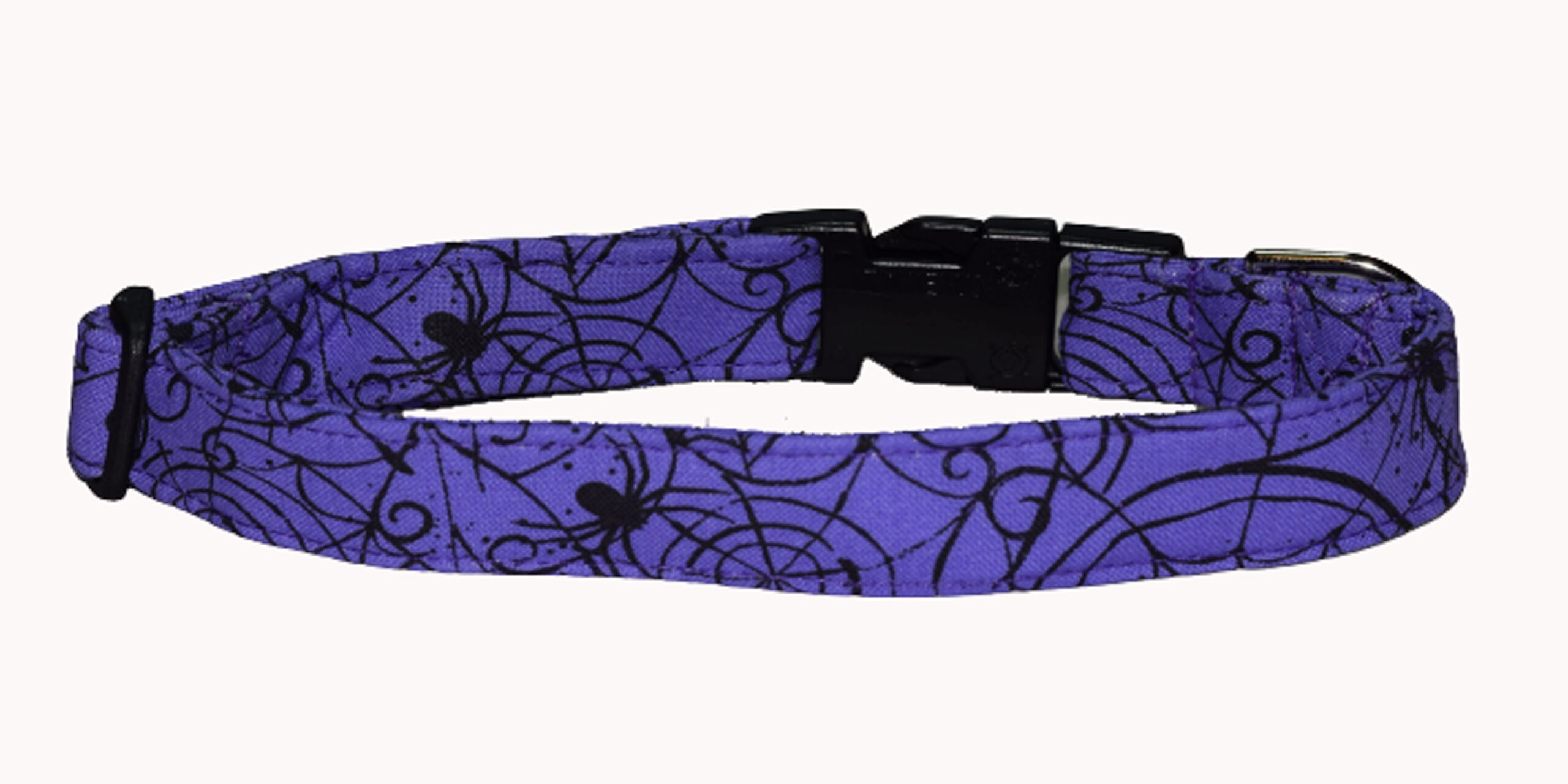 Spiderweb Purple Wholesale Dog Collar