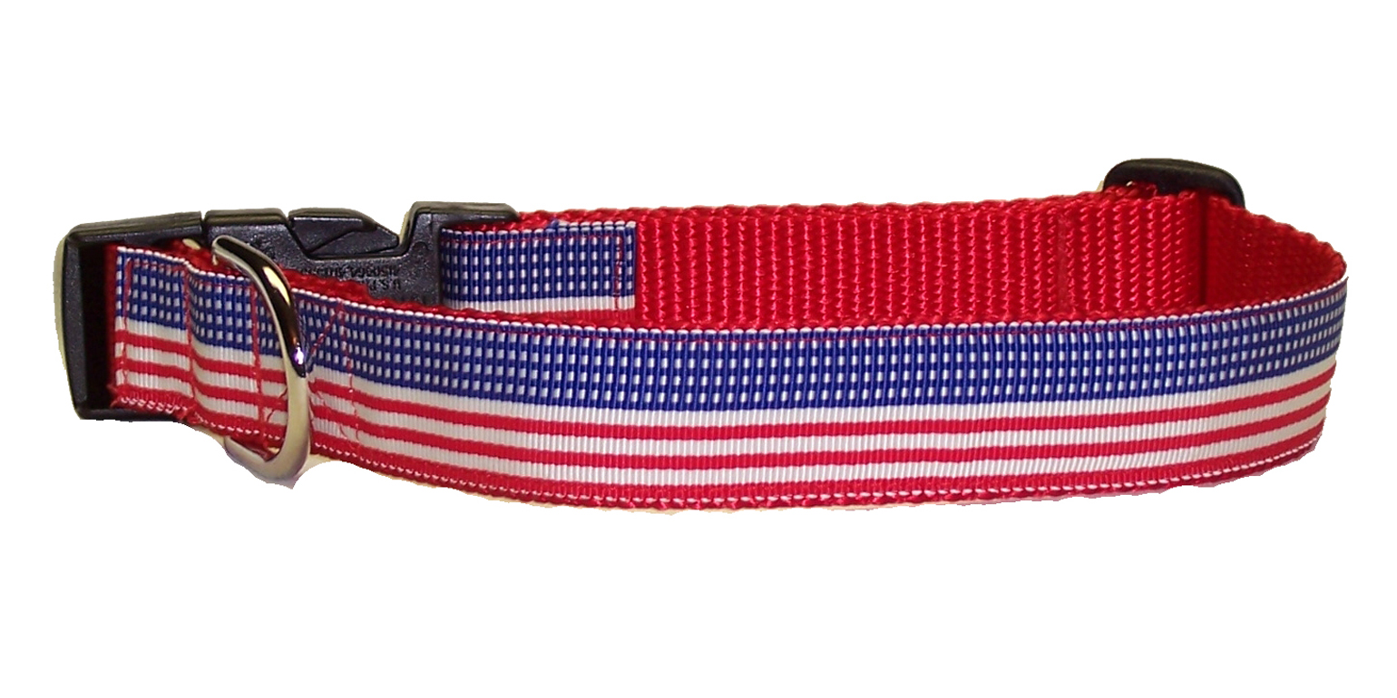 Stars and Stripes Wholesale Dog Collar