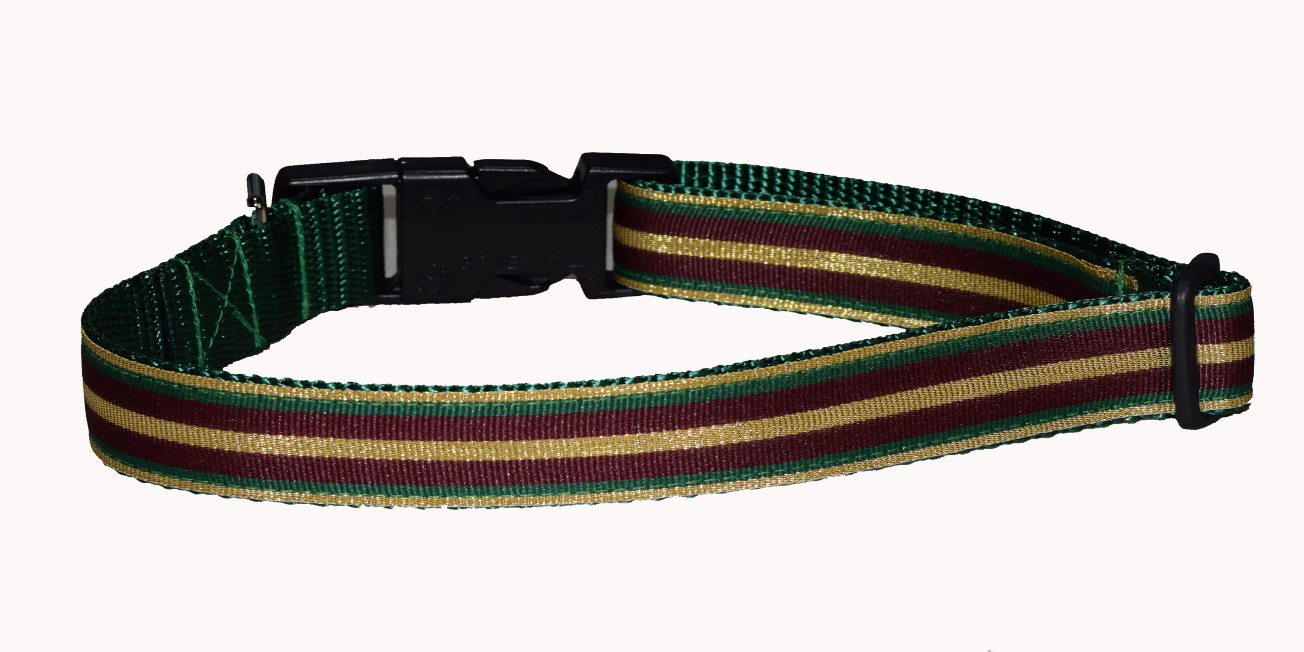 Stripes Gold and Green Wholesale Dog and Cat Collars