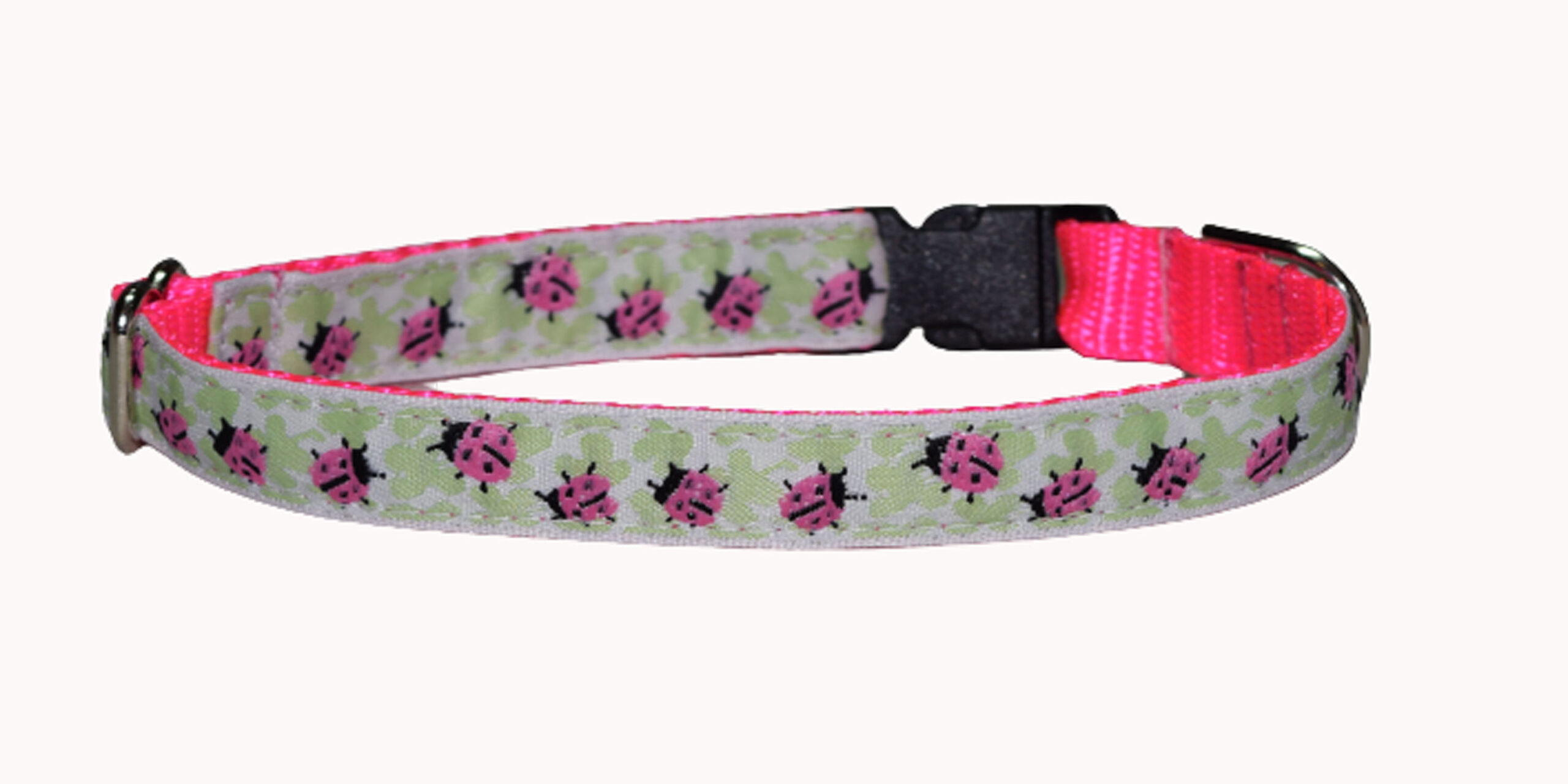 Ladybug Pink Wholesale Dog and Cat Collars