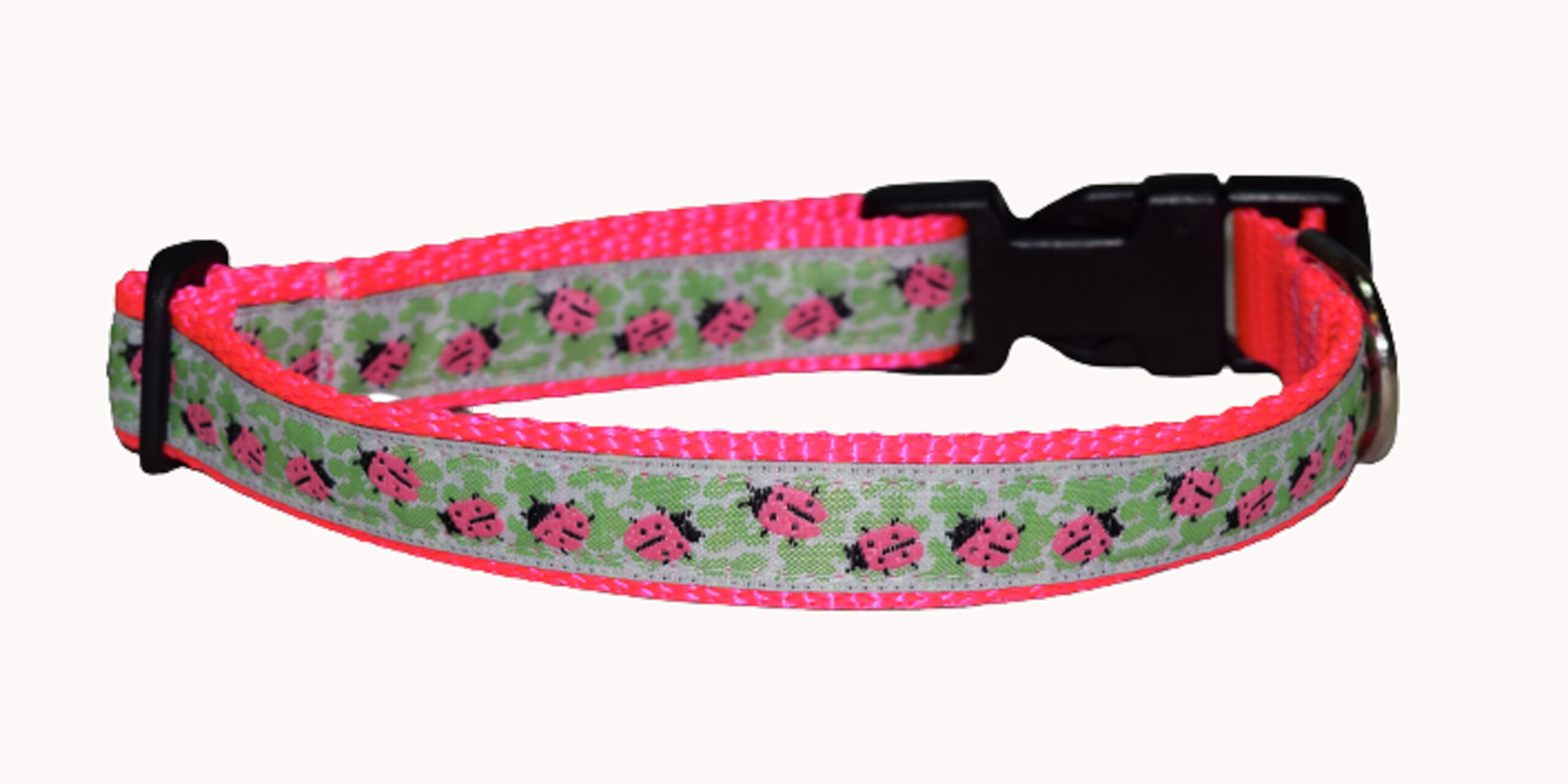 Ladybug Pink Wholesale Dog and Cat Collars
