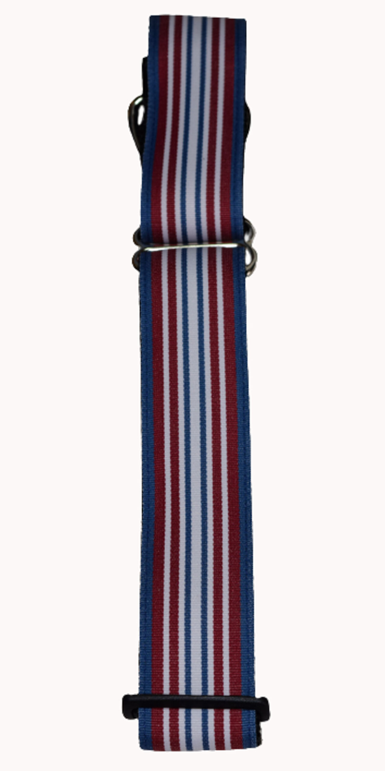 Wide Martingale Stripes Blue Maroon White Wholesale Dog and Cat Collars