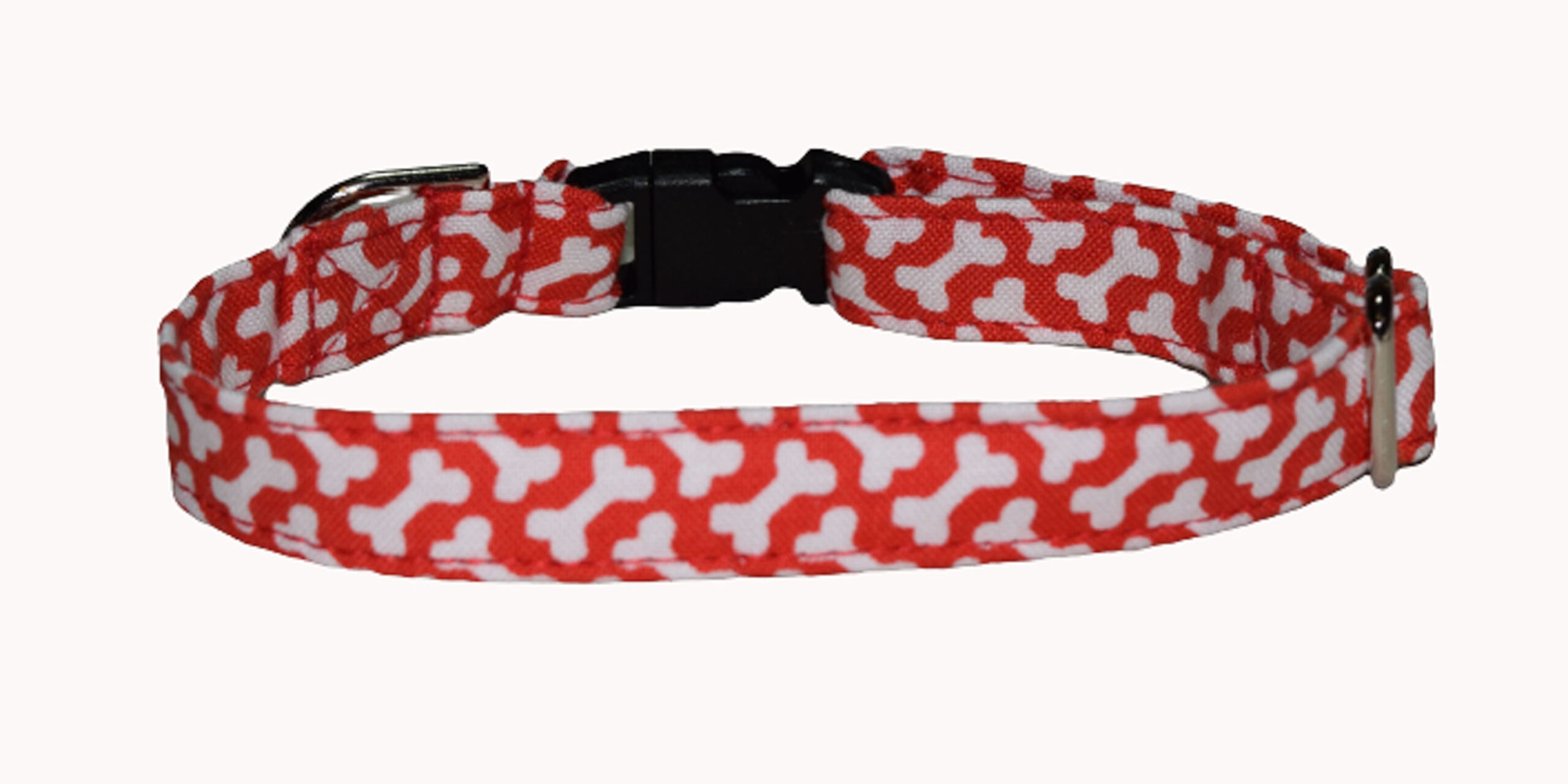 Bones Red Wholesale Dog and Cat Collars