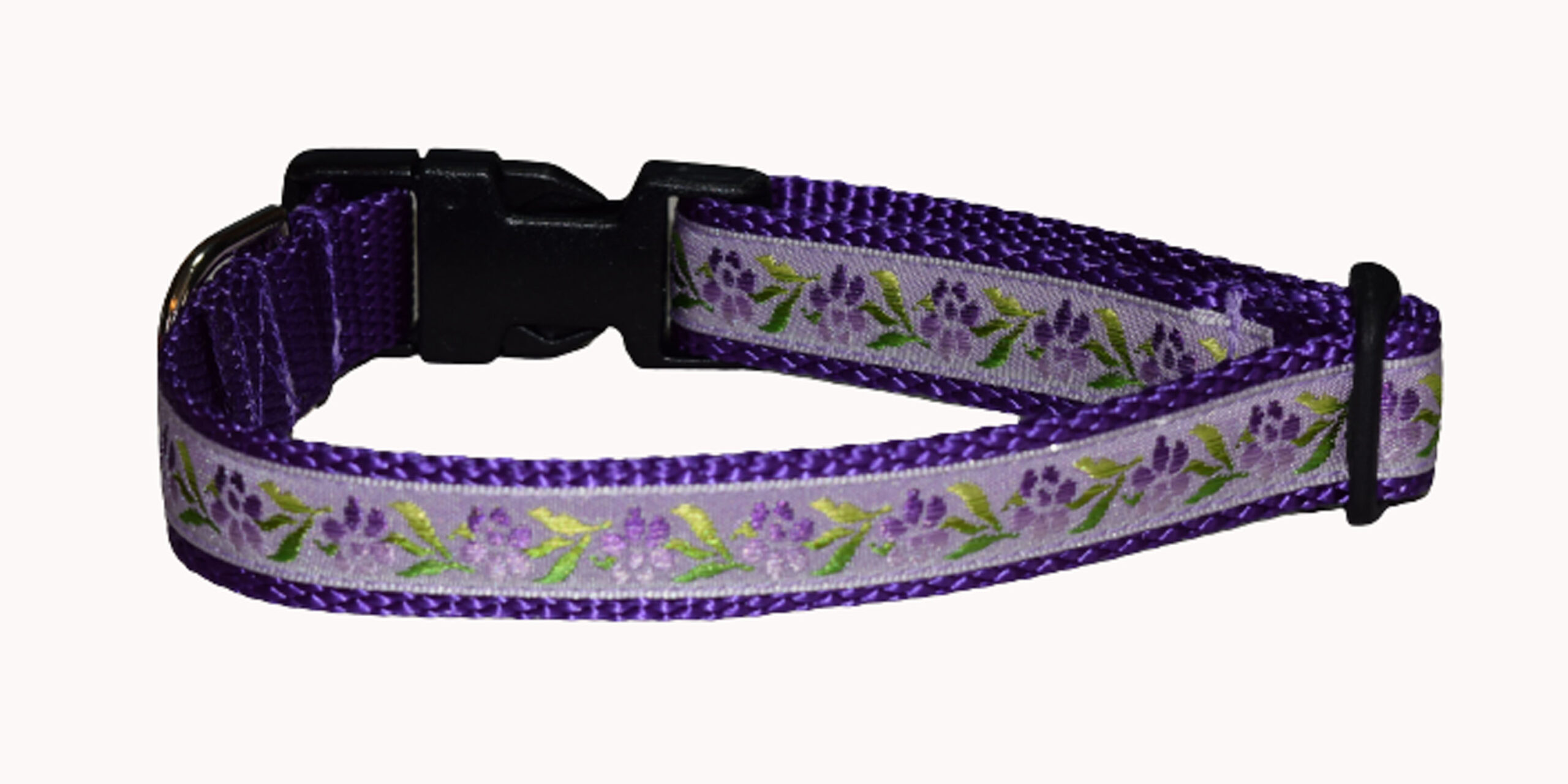 Flowers Purple Wholesale Dog and Cat Collars
