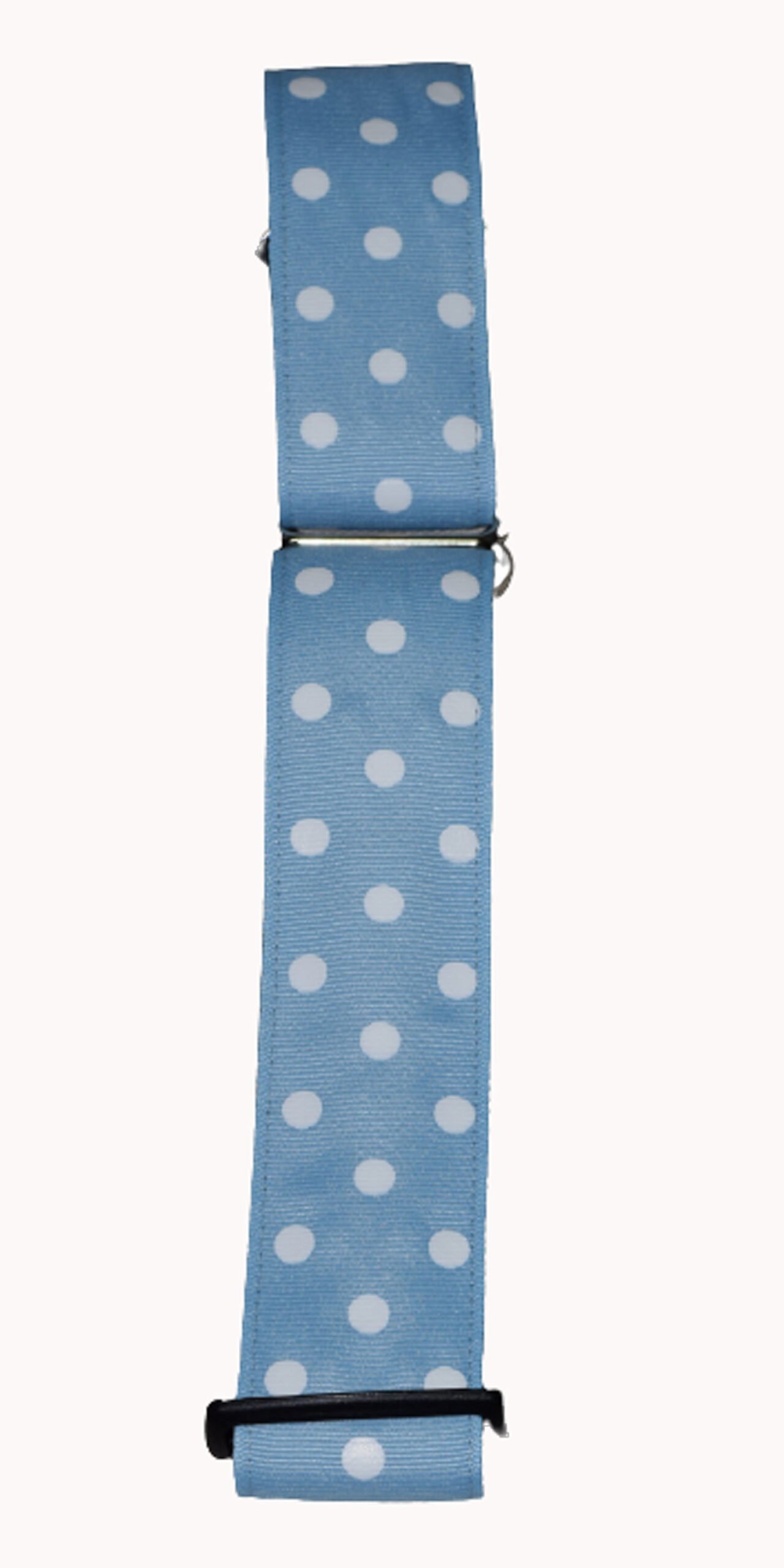 Wide Martingale Dots White Lt Blue Wholesale Dog and Cat Collars