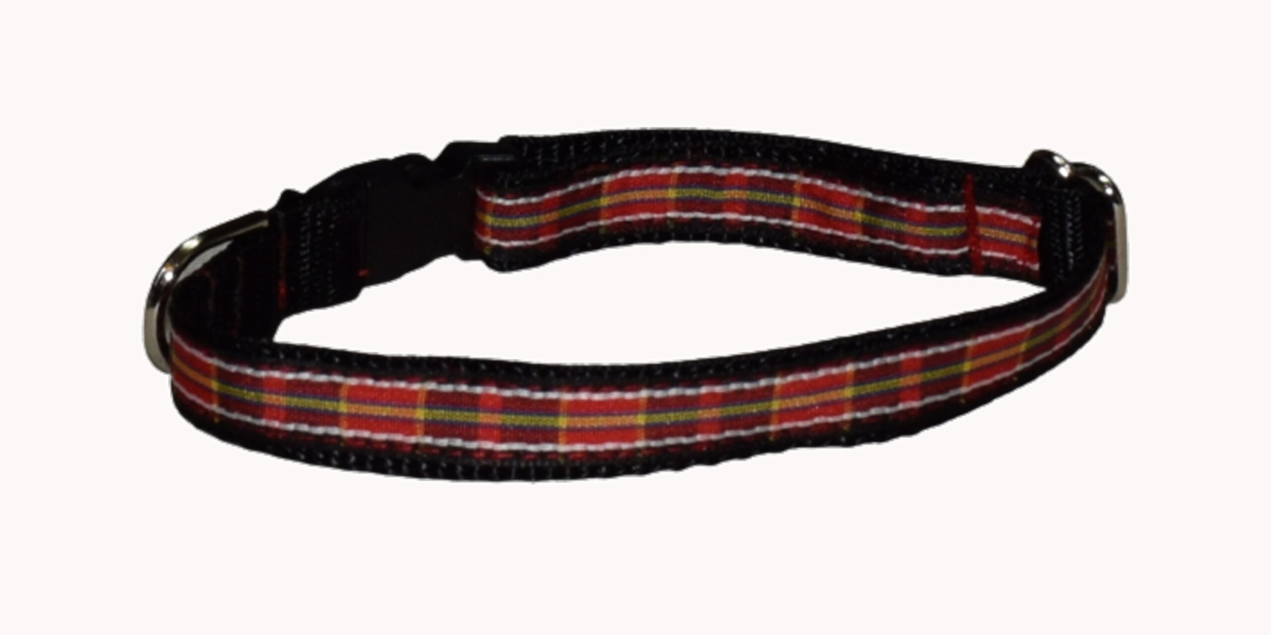 Plaid Red Black Wholesale Dog and Cat Collars