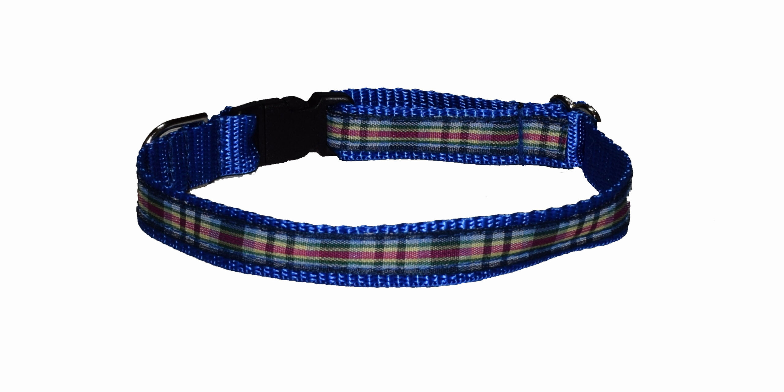 Plaid Blue Wholesale Dog and Cat Collars