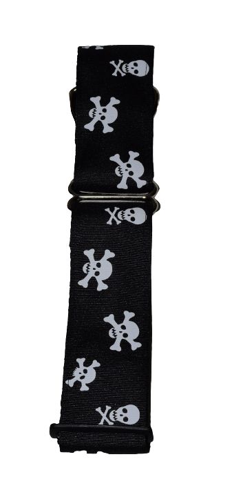 Wide Martingale Skull Crossbones Wholesale Dog and Cat Collars