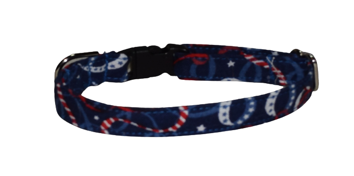 Patriotic Streamers Wholesale Dog and Cat Collars