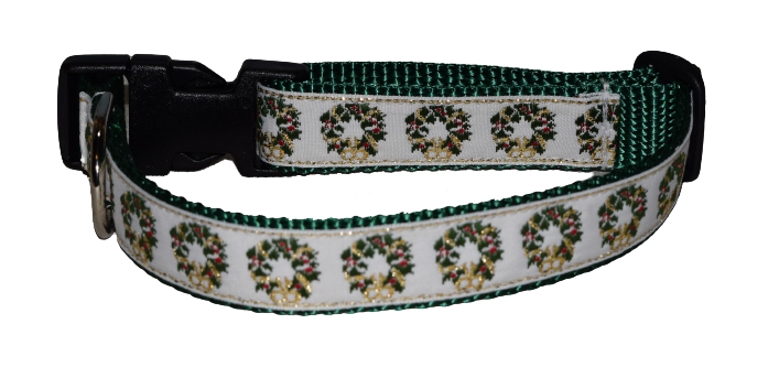 Wreaths Green Wholesale Dog and Cat Collars