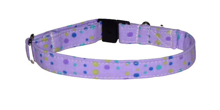 Dots Purple Wholesale Dog and Cat Collars