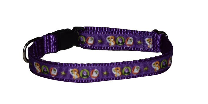 Ghosts Purple Wholesale Dog and Cat Collars