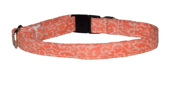 Scroll Orange wholesale Dog and Cat Collars
