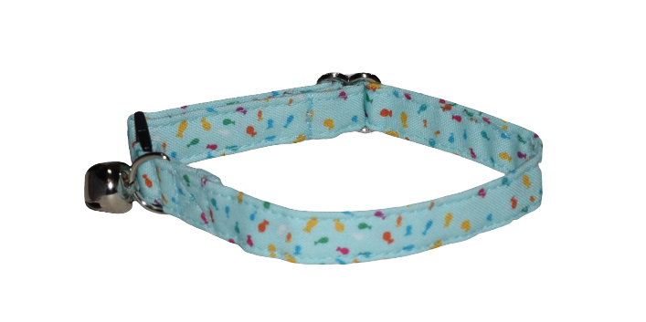 Fishes on Blue Wholesale Dog and Cat Collars