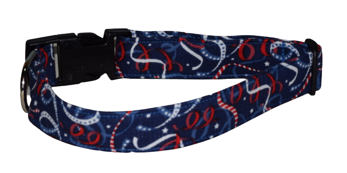 Patriotic Streamers Wholesale Dog and Cat Collars