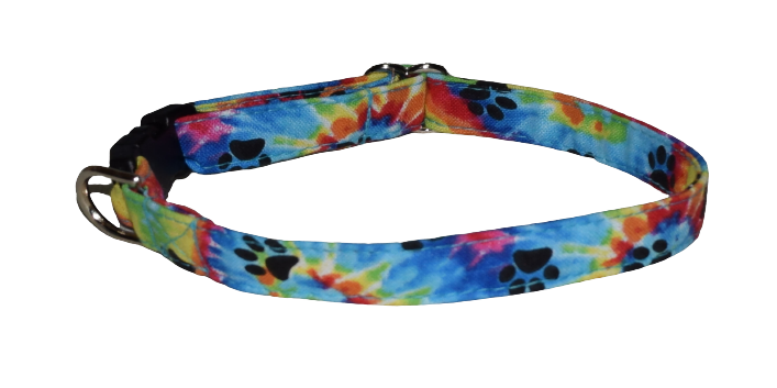 Paws Tie Dye Wholesale Dog and Cat Collars