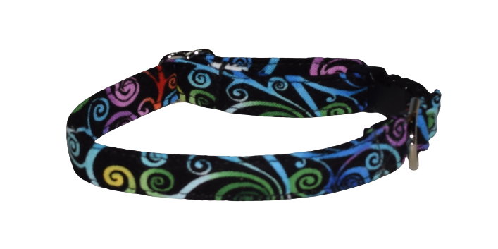 Scroll Multi Color Wholesale Dog and Cat Collars