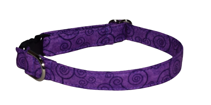 Scroll Purple Wholesale Dog and Cat Collars