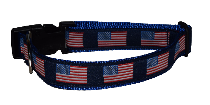 American Flag Wholesale Dog and Cat Collars