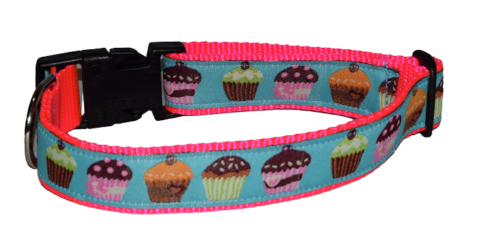 Cupcakes Wholesale Dog and Cat Collars