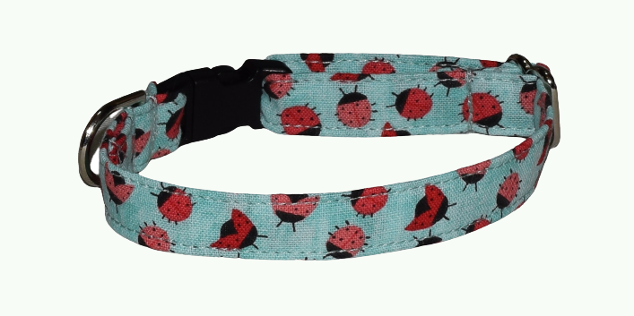 Ladybug Blue Wholesale Dog and Cat Collars