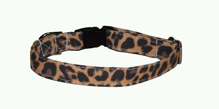 Leopard Brown Black Wholesale Dog and Cat Collars