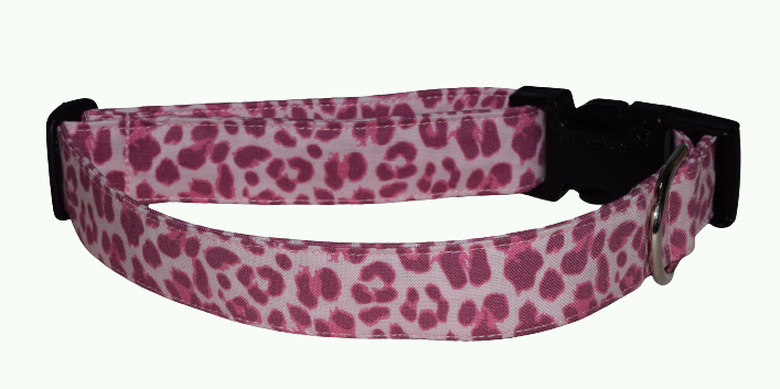 Leopard Pink Wholesale Dog and Cat Collars