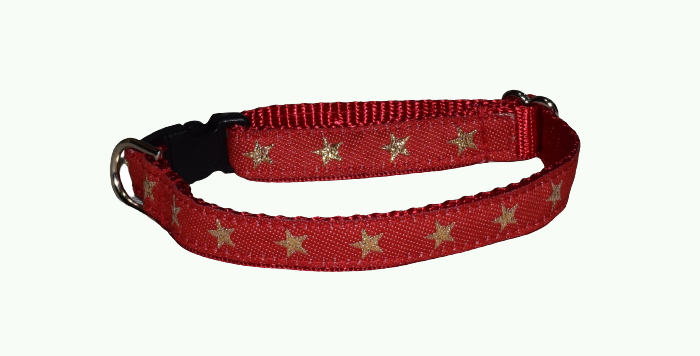 Stars Gold Wholesale Dog and Cat Collars