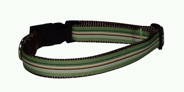 Stripes Mint Green Wholesale Dog and Cat Collars