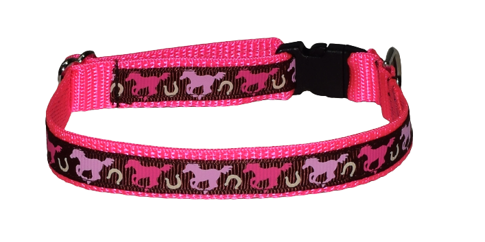 Horse Pink Wholesale Dog and Cat Collars