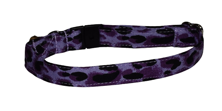 Leopard Purple Wholesale Dog and Cat Collars