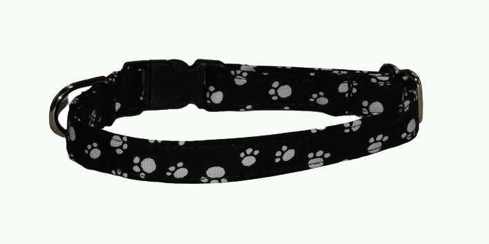 Paws White Blue Wholesale Dog and Cat Collars
