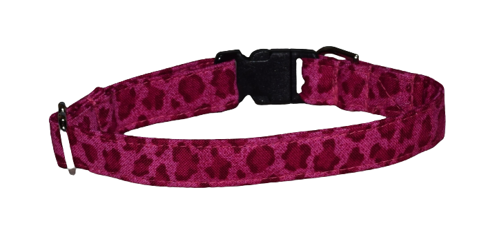 Leopard Pink Wholesale Dog and Cat Collars