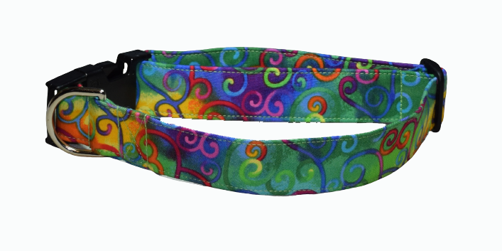 Swirl Rainbow Wholesale Dog and Cat Collars